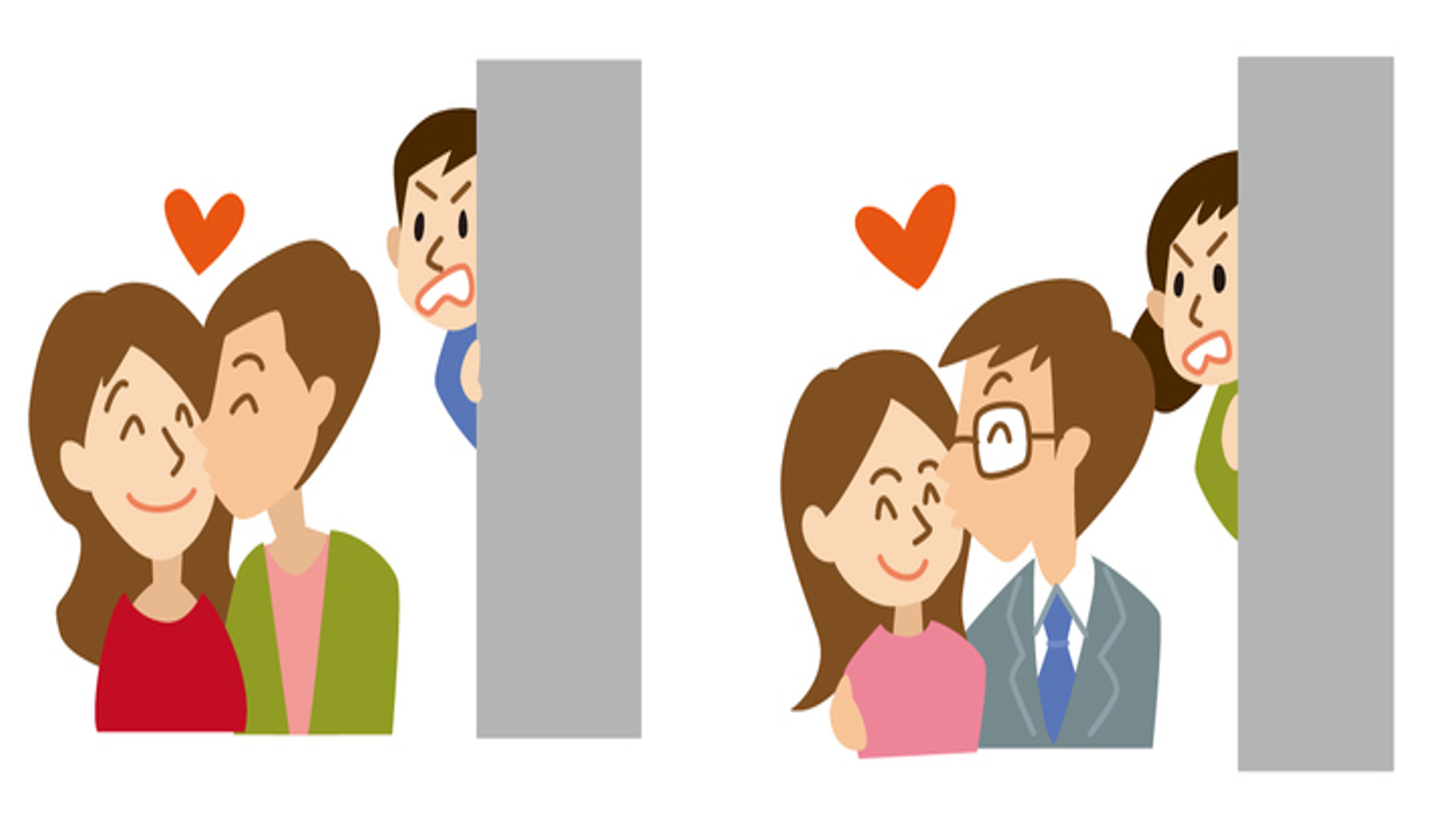 不倫のイメージイラスト